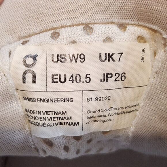 OnCloud Cloudmonster in Glacier/Meadow Excellent Condition, Sz Women's 9 - Picture 7 of 10